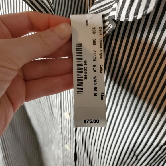 NWT J Crew Stretch Perfect button down Medium - Picture 5 of 8